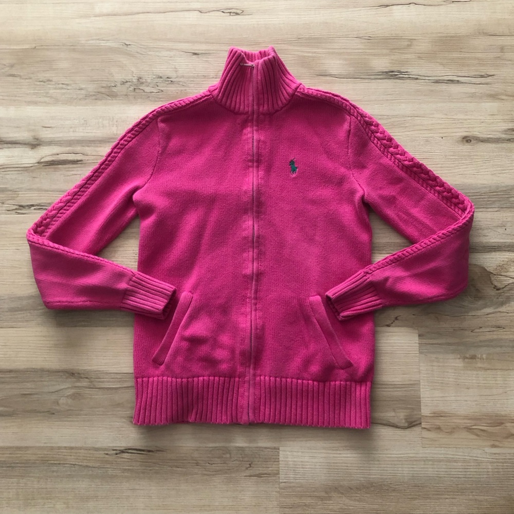 Ralph Lauren Pink Turtleneck Sweater - Picture 2 of 8